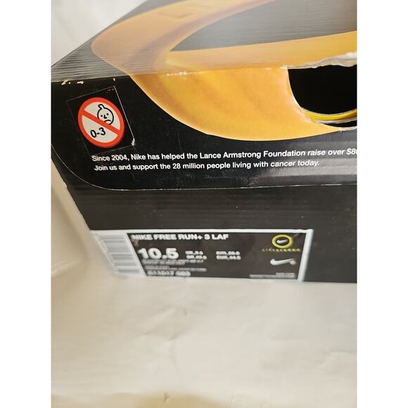 Nike Free Run +3 5.0 LAF Livestrong Lance Armstrong 511017 083 Men Shoes 10.5 - Picture 16 of 16
